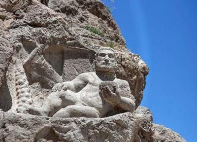 روایت عجیب ضرغامی از مجسمه هرکول در کرمانشاه!