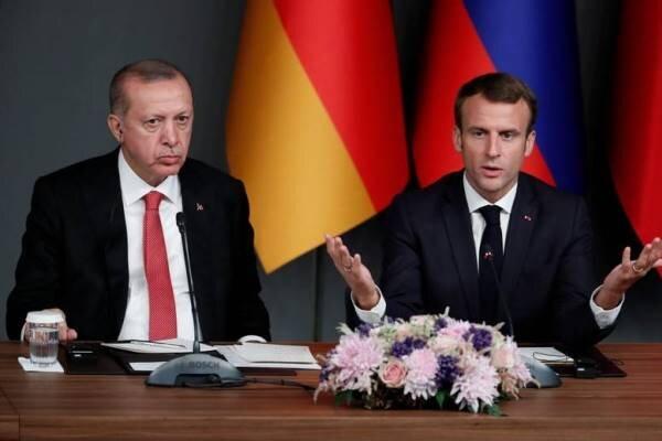 اردوغان و ماکرون درباره سوریه رایزنی کردند اردوغان و ماکرون درباره سوریه رایزنی کردند