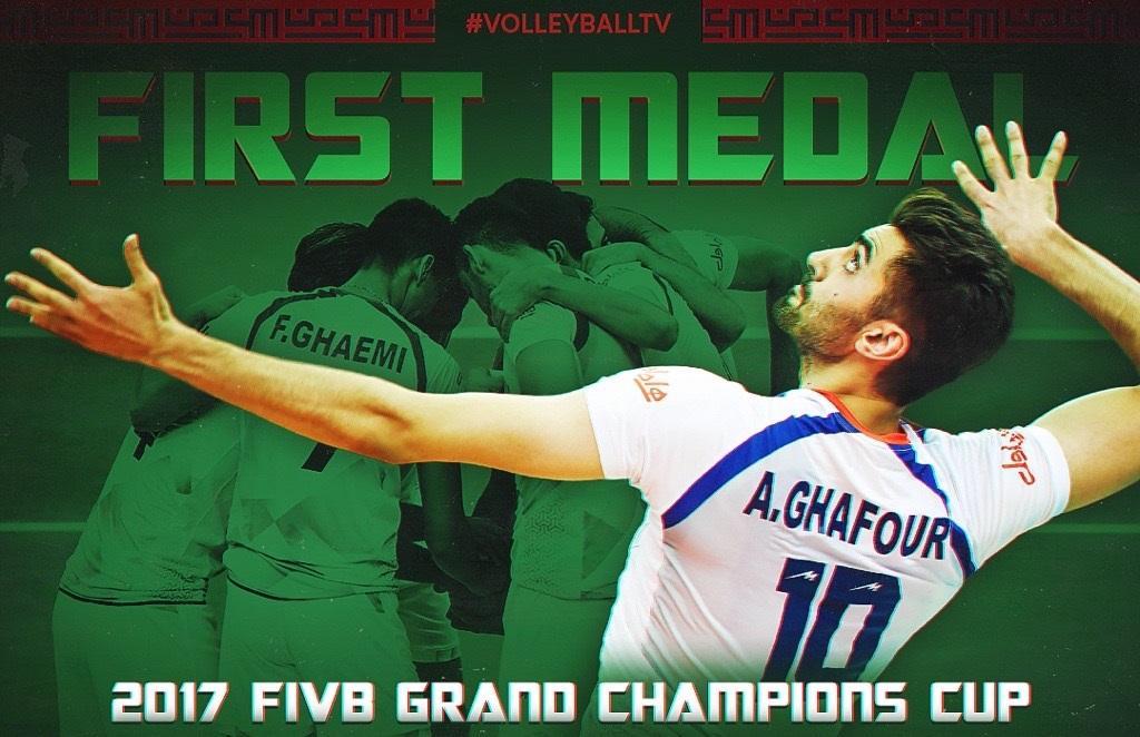 نخستین مدال جهانی والیبال ایران محور گزارش FIVB