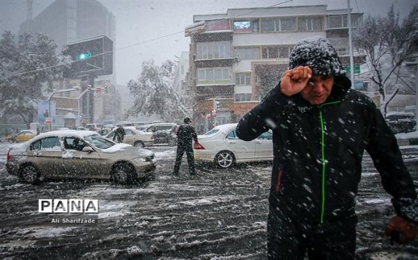 بارش برف و باران در 9 استان بارش برف و باران در 9 استان